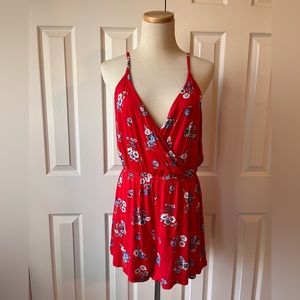 Strappy Red Floral Romper from Divided by H&M